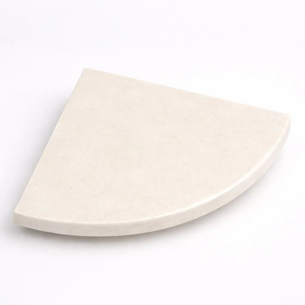 [SHELF5-LI-MAT] Corner Shelf 5"  (Limes Ivory, Matte)